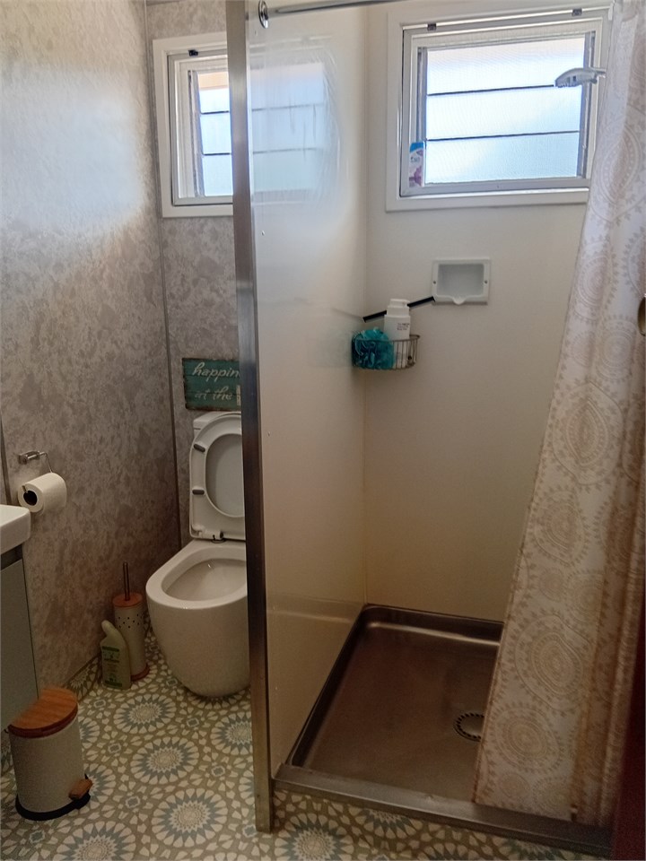 Toilet and shower