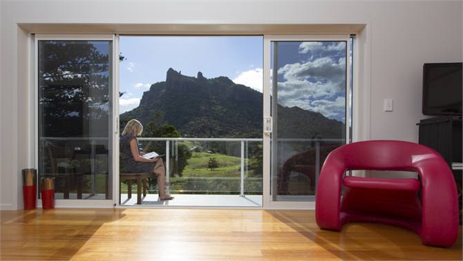 View of Mt Manaia from Manaia apartment