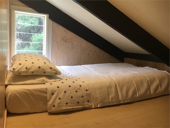 Bed/s up in the loft