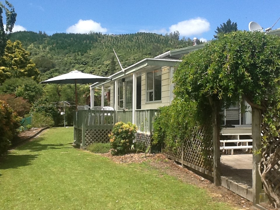 House from front lawn