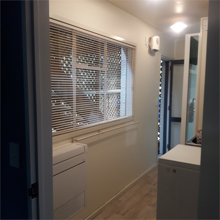 downstairs laundry bathroom