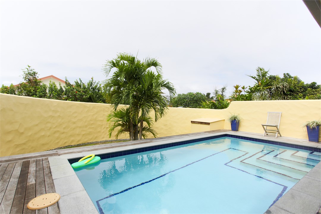 In ground private pool