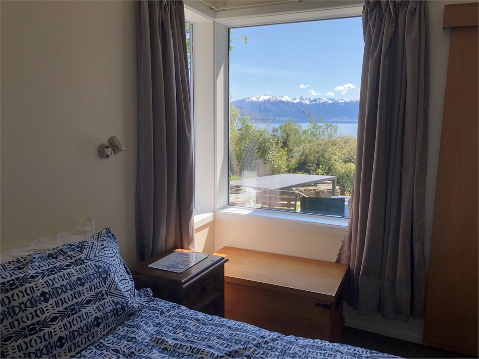 View from main bedroom. New double glazed windows.