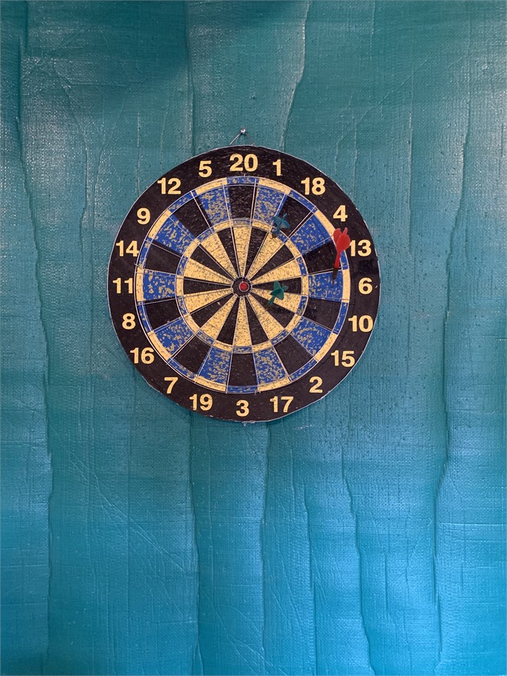 Darts in games area
