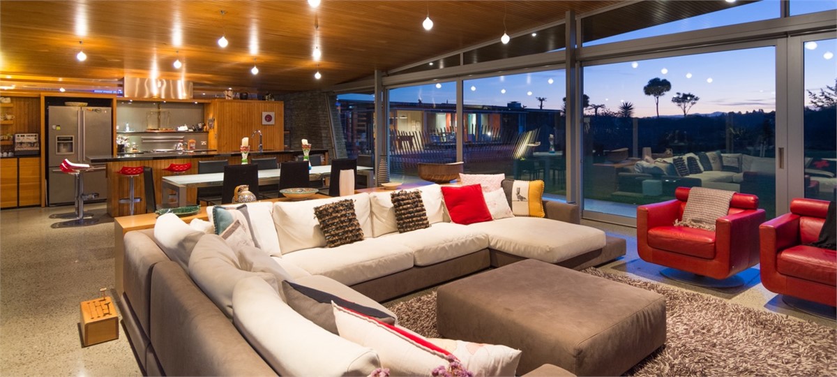 Gas fire for ambience & underfloor heating for war