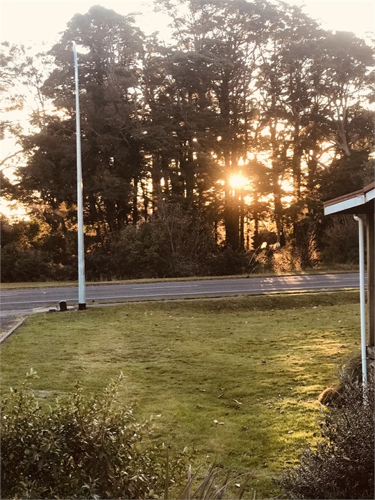 River walk across the road