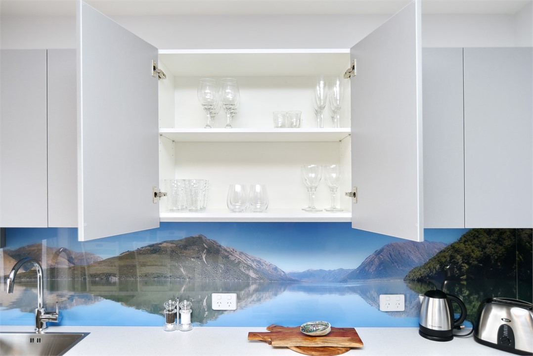 Fully equipped kitchen area