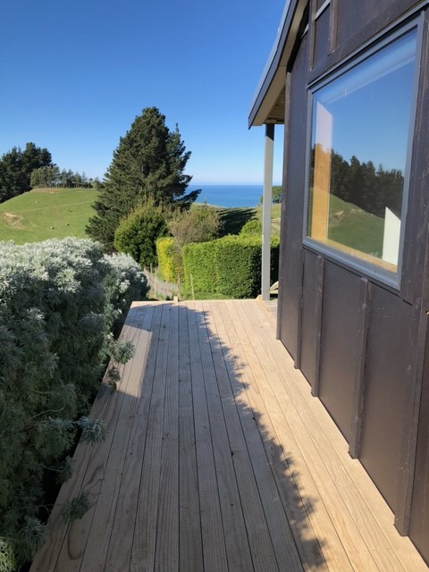 Little House deck and view