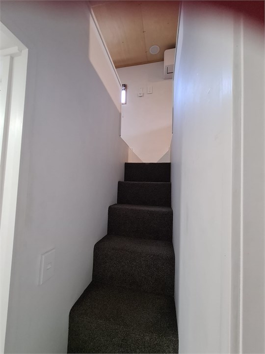 stairs to mezzanine