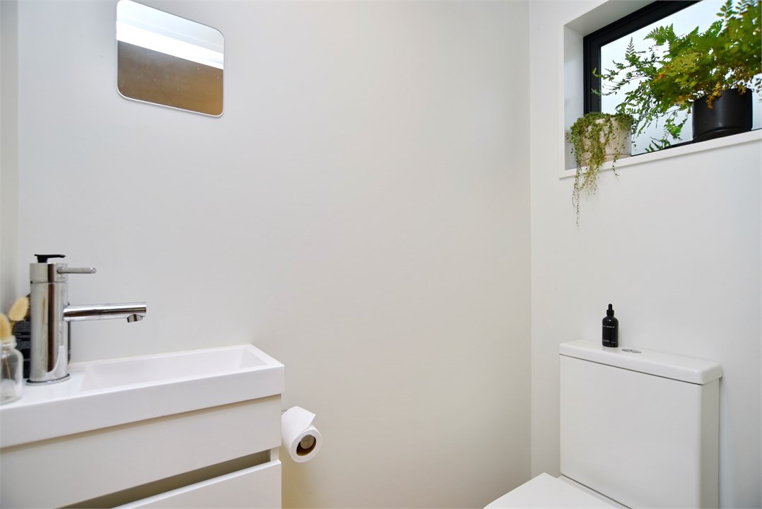 View of separate toilet