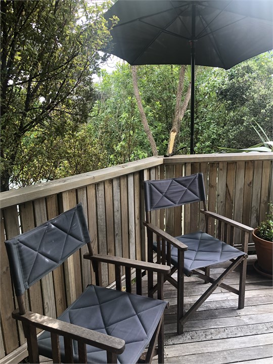 Shady spot in the afternoons