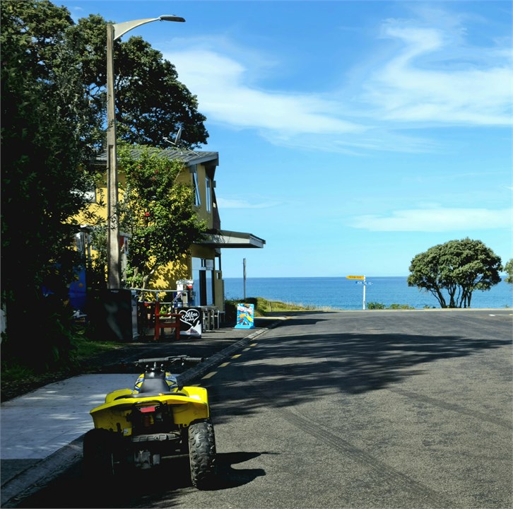 Our street. No problems parking your car here