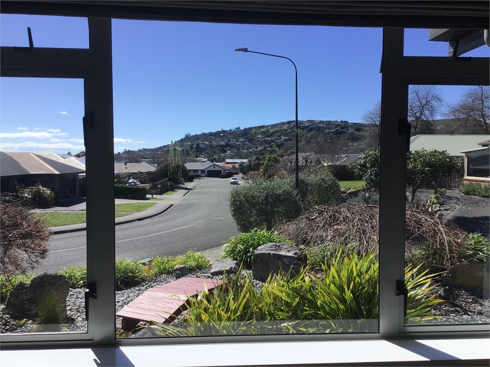 View from living room