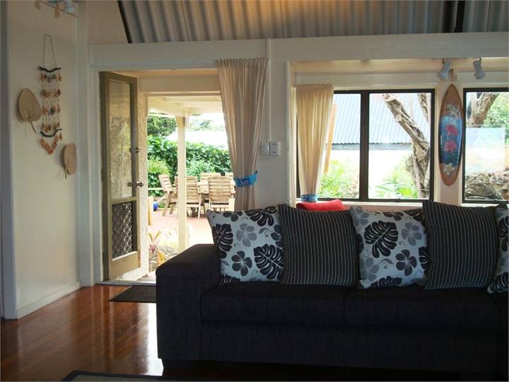 Looking out main door to oudoor living areas