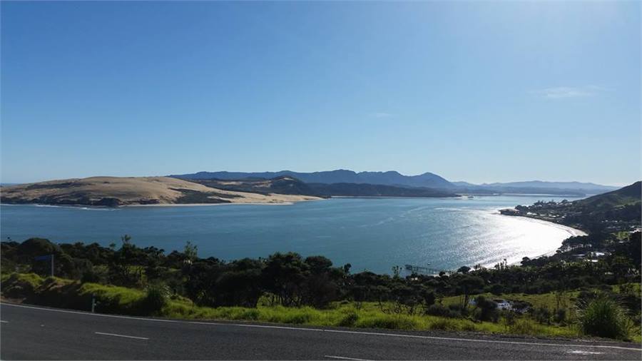 lookout entering Hokianga from Waipoua Forest road