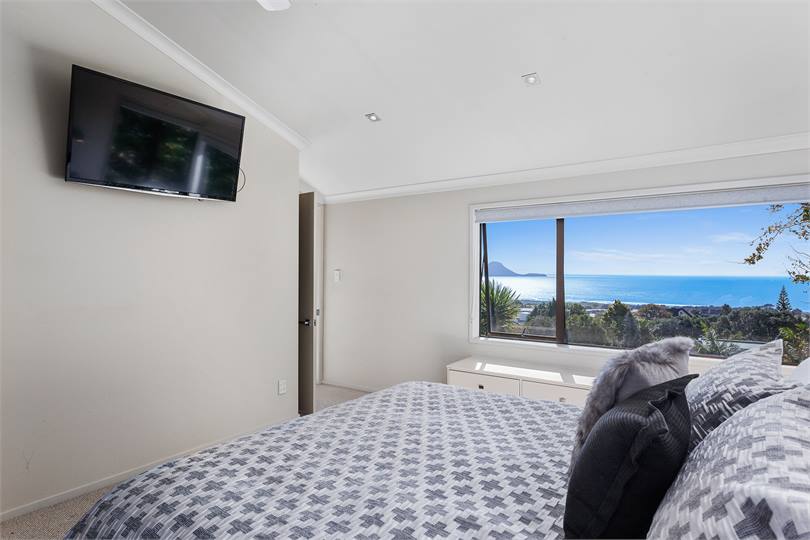 Main bedroom looking straight out to sea