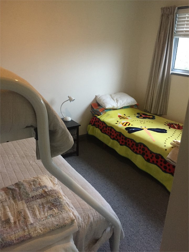 Double bed bunk, single bed. Wardrobe