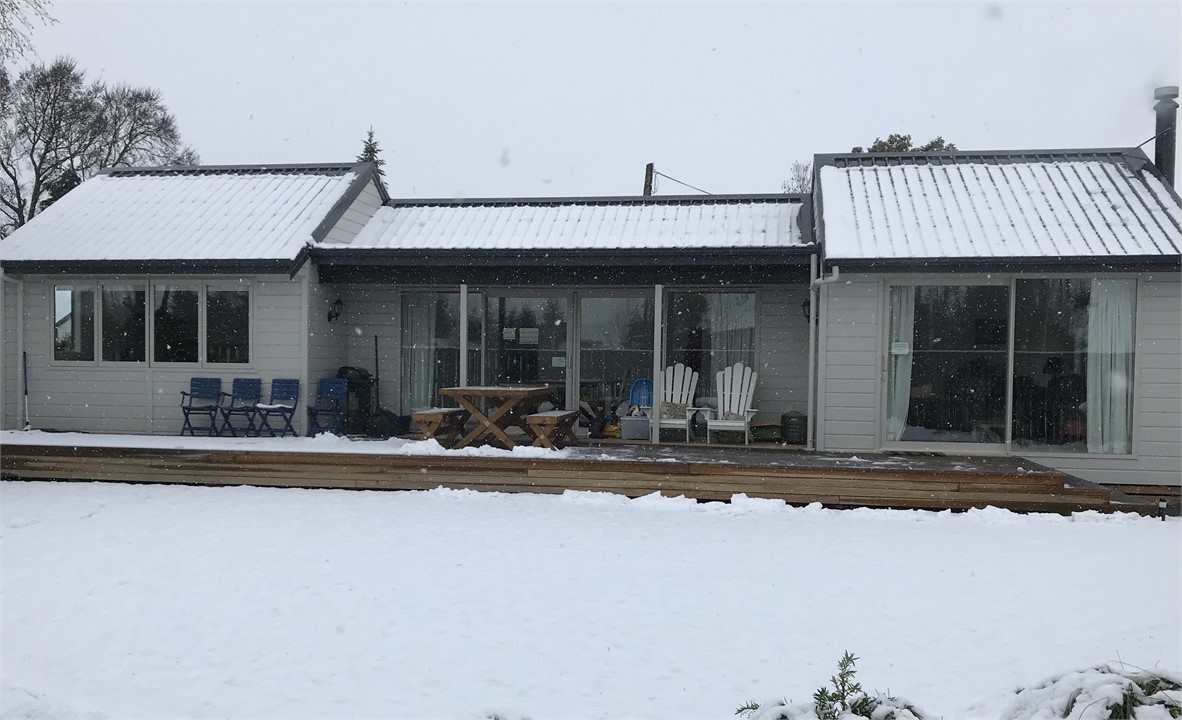 Snow round the house!