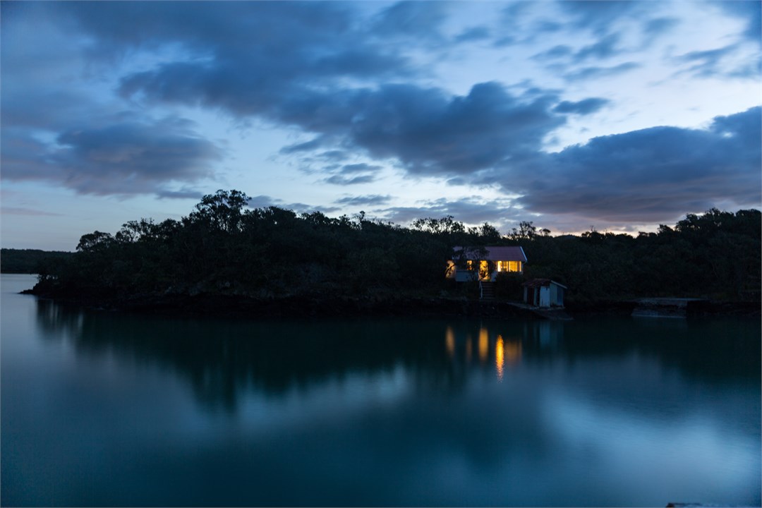 Night view of Bach 78 as seen from the Wharf