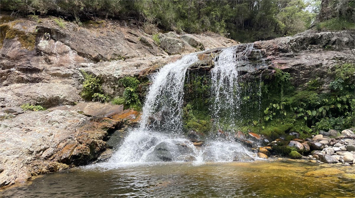 Salisbury Falls, located 30 minutes from Collingwo