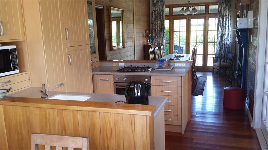 Kitchen and dining area