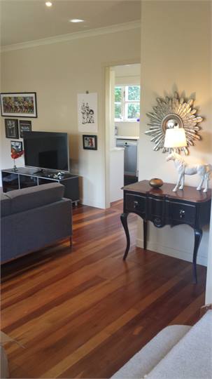 Looking from internal stairwell across lounge