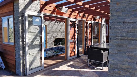 Indoor spa and Lap Pool Entertainment Area