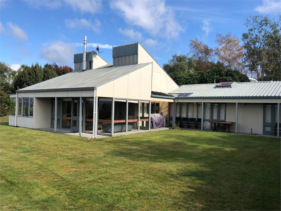 House view across lawn