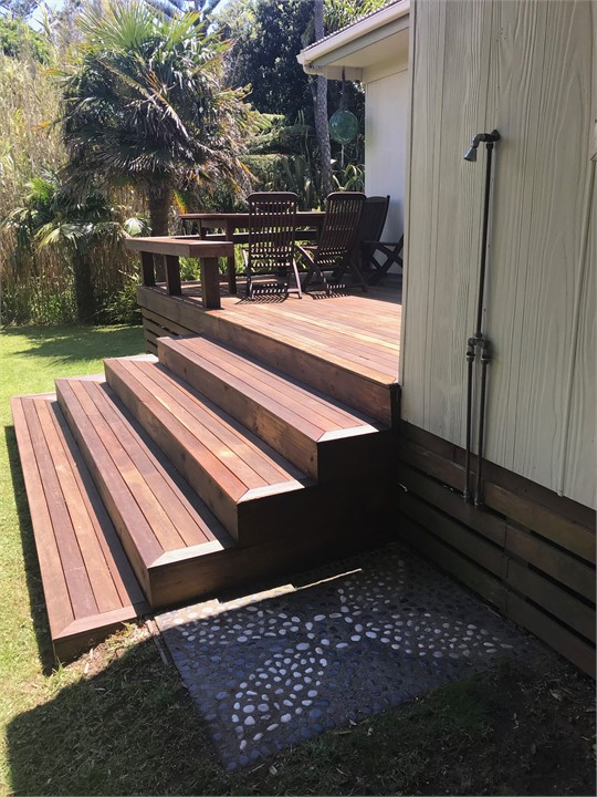 Shower.  Hot and Cold water