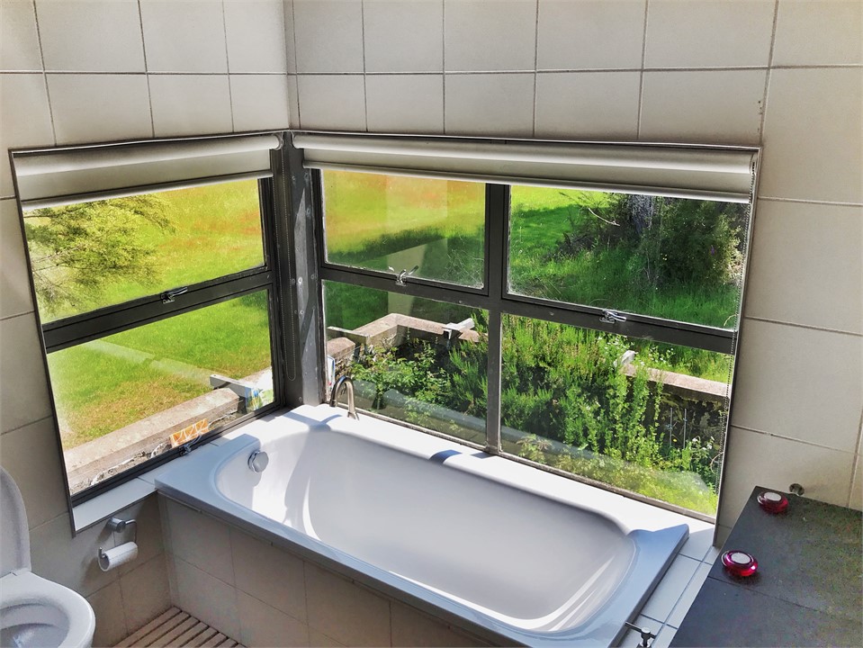 A bath with an amazing view