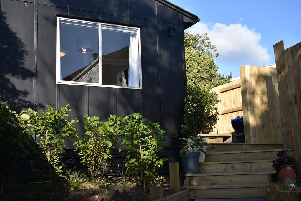 Separate and independent from the main house, you