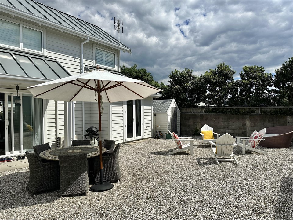 Our outdoor courtyard.