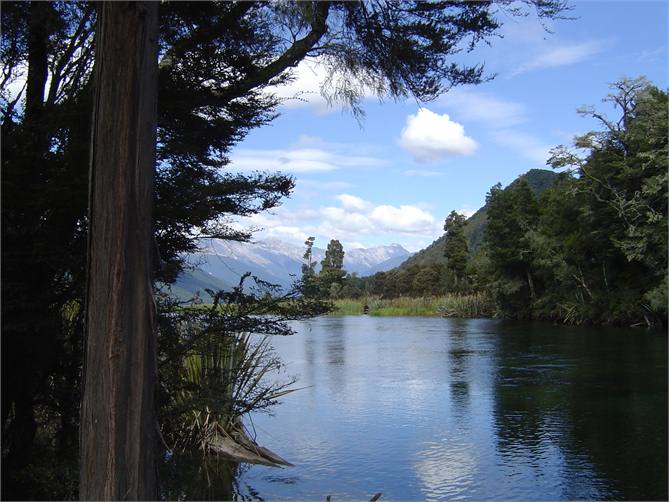 Beautiful view to the lake