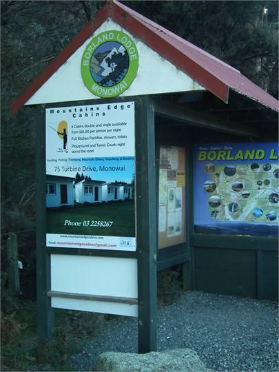 Information Board on Blackmount-Redcliffe Road