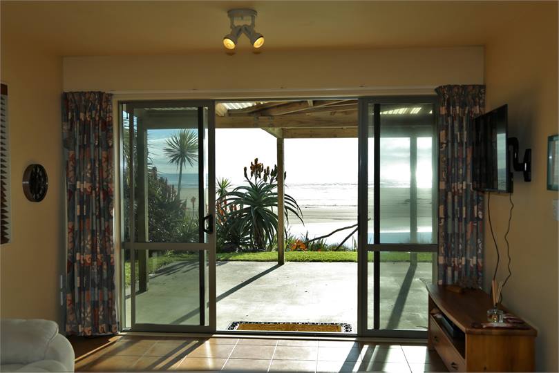 The Treasure Trove studio beach view