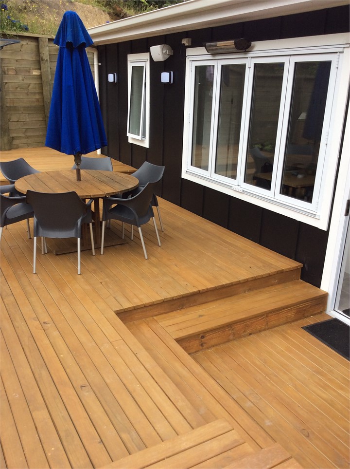 Back deck off kitchen