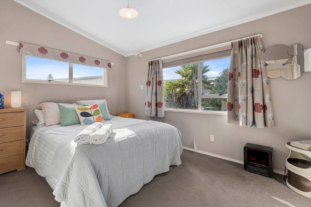 Sunny master bedroom.