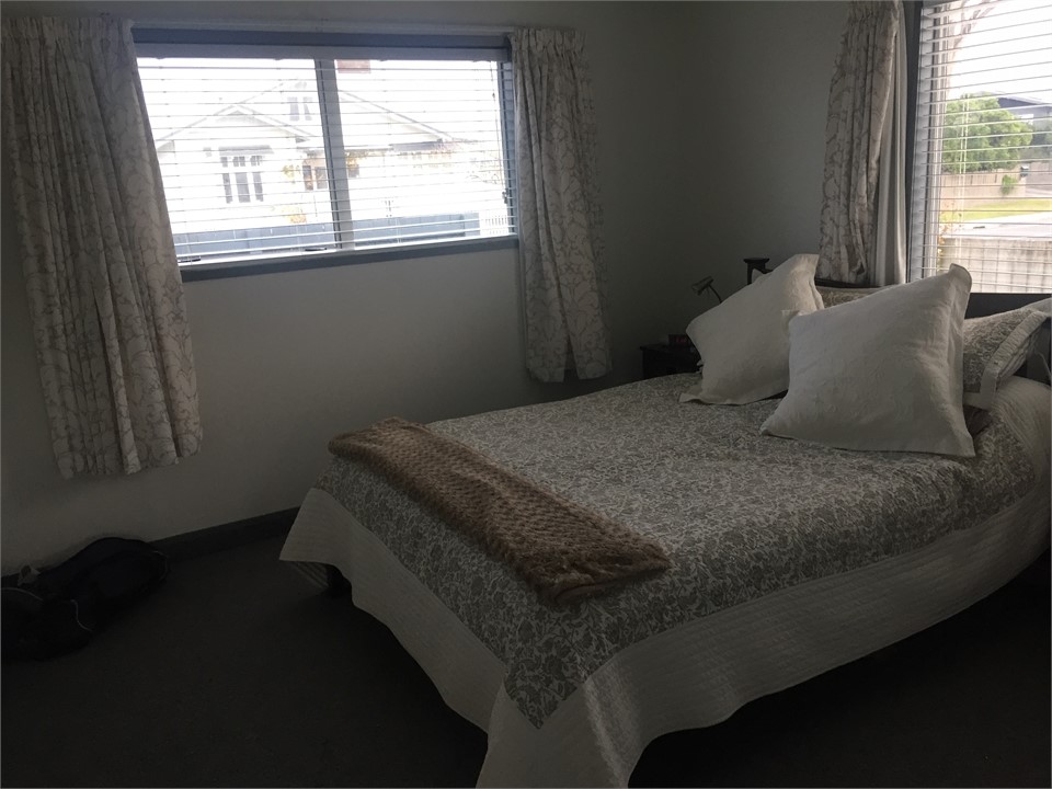 Wardrobe and side tables in main room