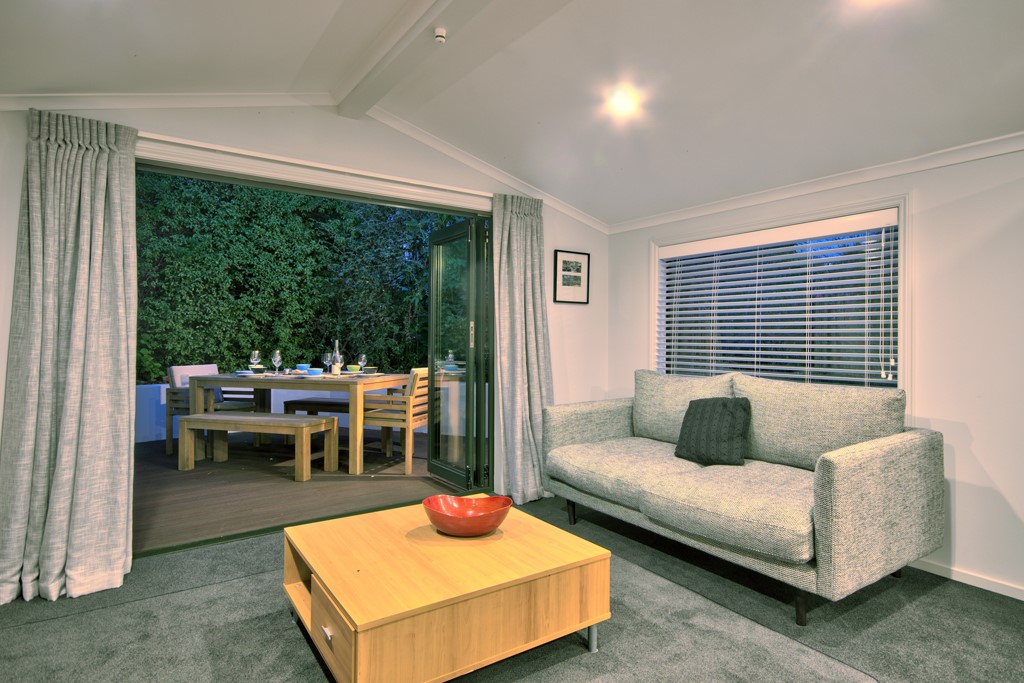 2nd Lounge opens onto back deck