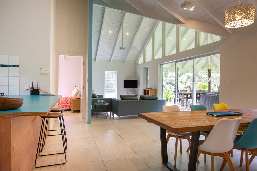 light and airy with high ceilings