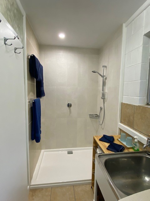 The new shower / bathroom downstairs