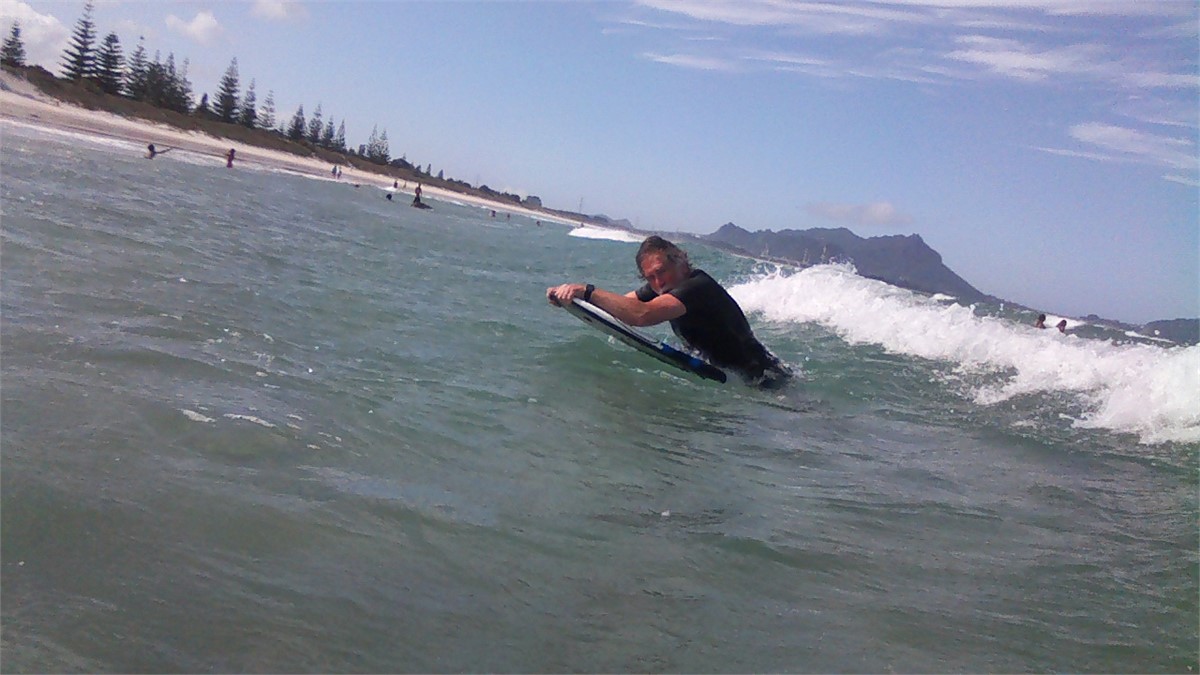 Boogie boarding