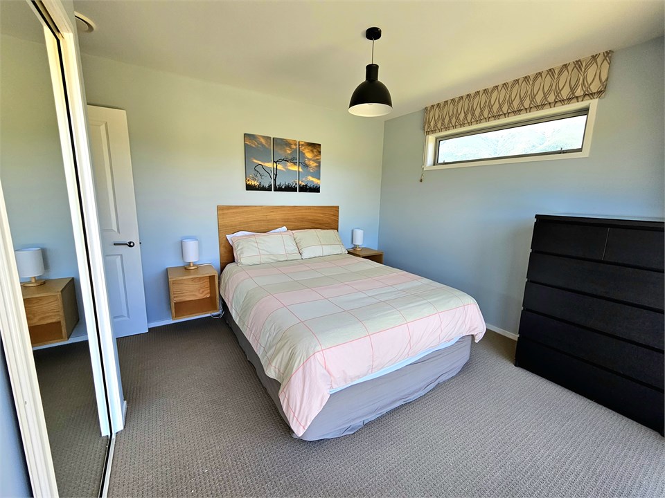 Master Bedroom with a view of Mt Robert