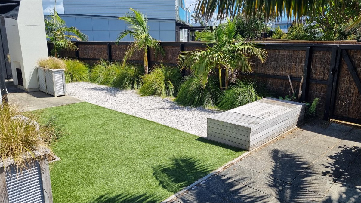 Petanque Court for a game with glass in hand!