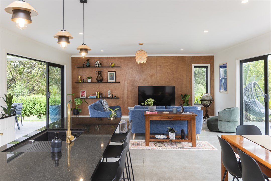 Open concept living room