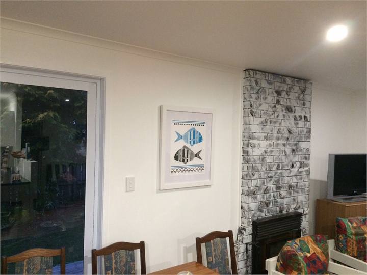 Living Room fireplace