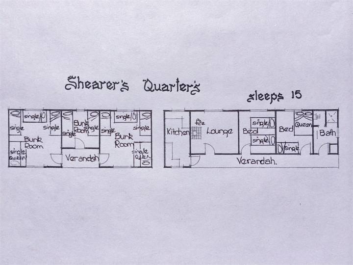Shearers Quarters Floor Plan