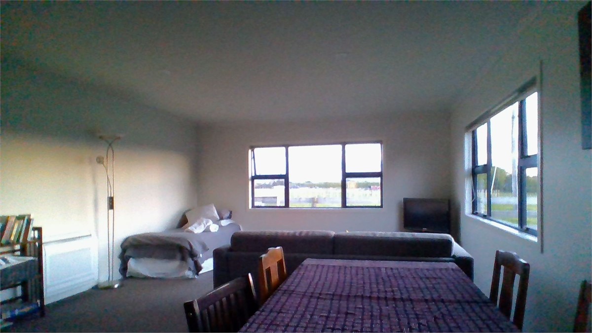 View from the kitchen/dining area to Eastern hills