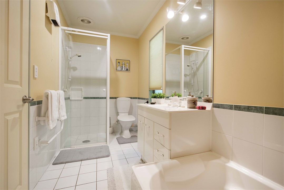 Main Bathroom with Shower, separate Bath, Toilet