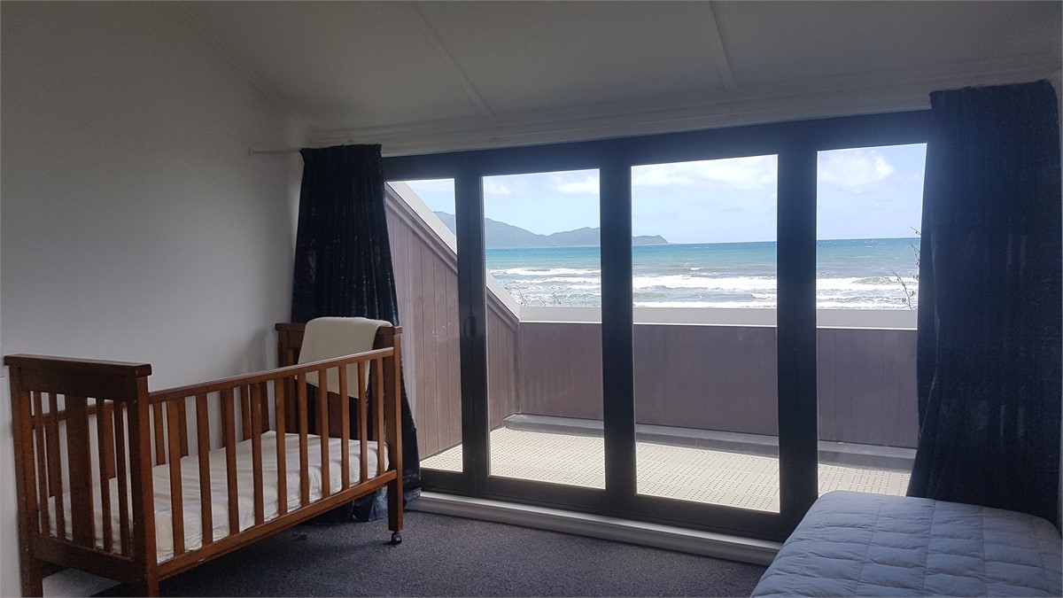 View from Bedroom 3 (King + cot and single bed)